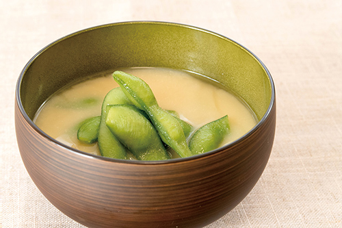 枝豆のお味噌汁